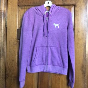 PINK purple zip up